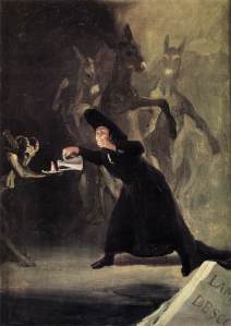 El hechizado por la fuerza de Francisco de Goya